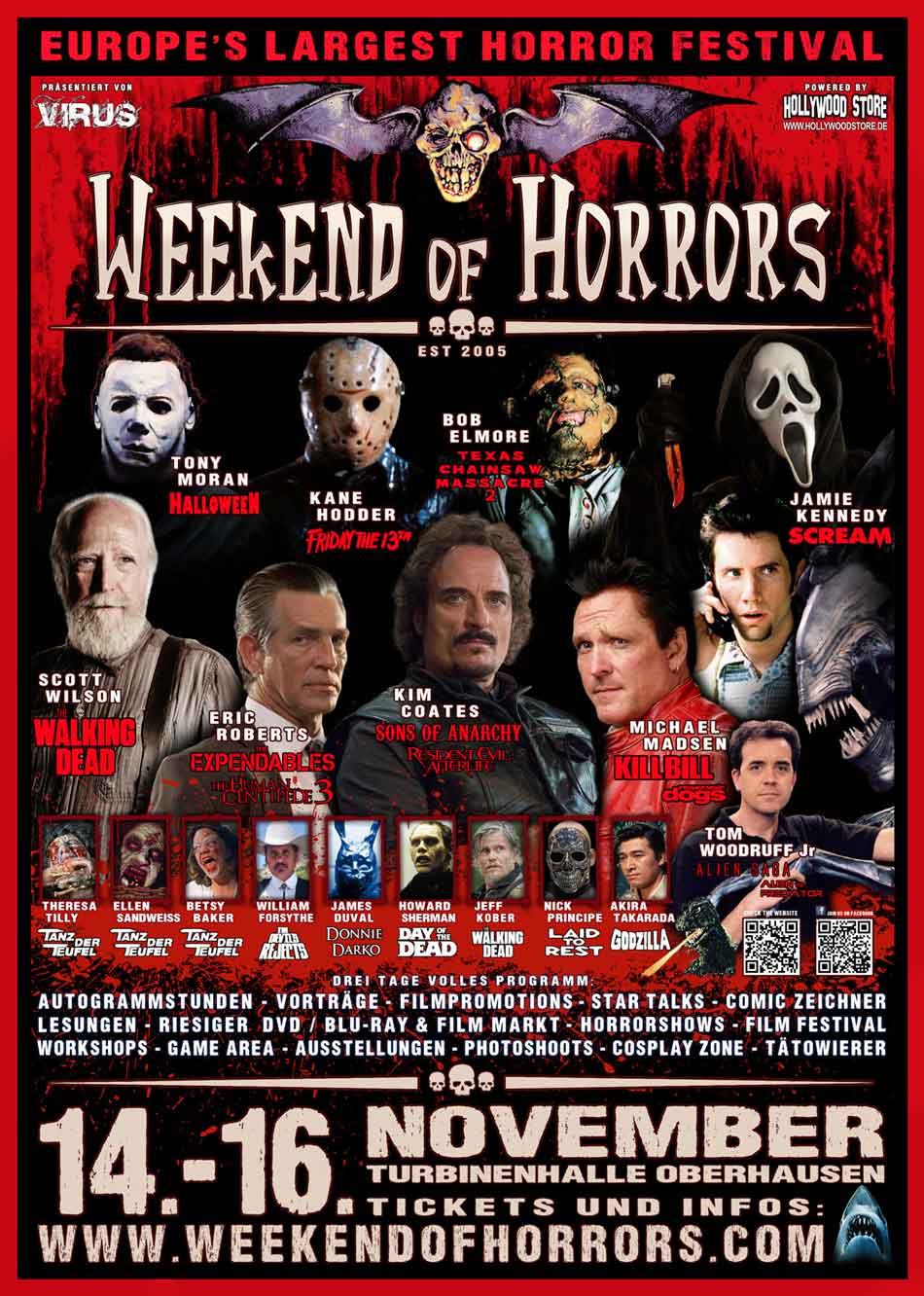 Weekend of Horrors – Europas ultimative horror festival